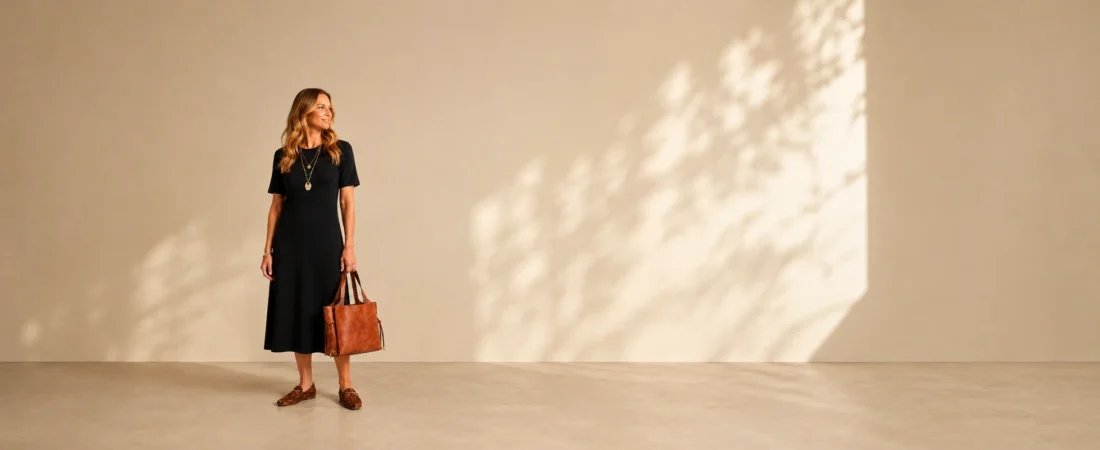One Black Dress, Four Walmart Finds: An Easy Fall Outfit