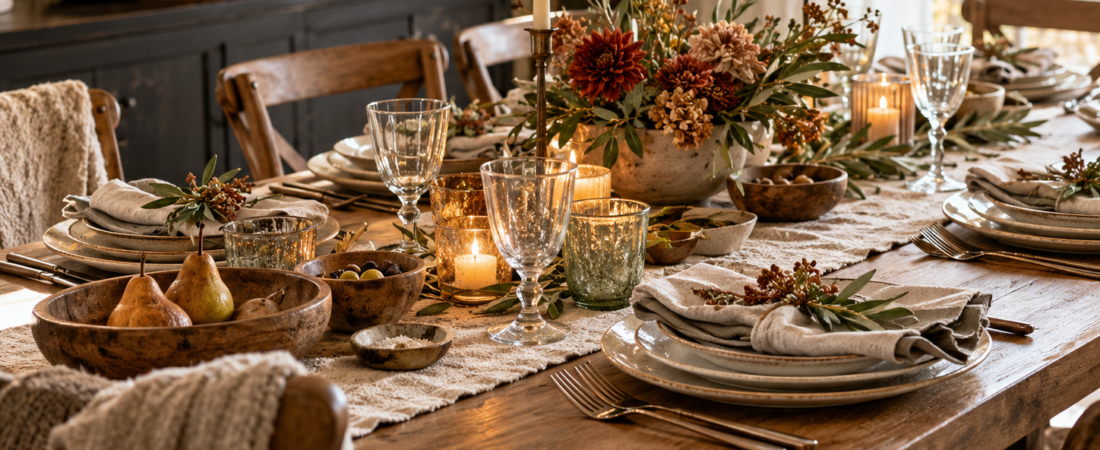 Fall Table Setting Ideas: 3 Warm Looks Using What You Own