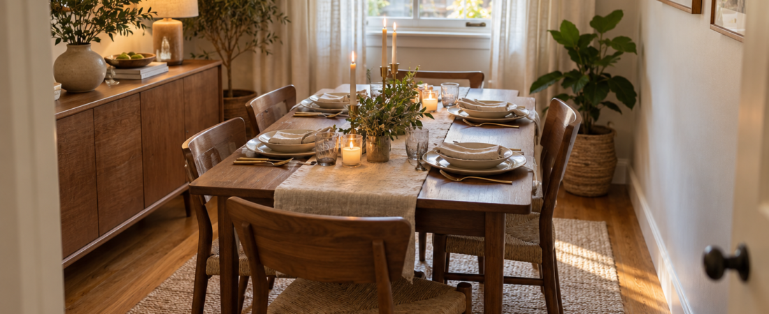 How to Host Dinner in a Small Dining Room: 5 Tips