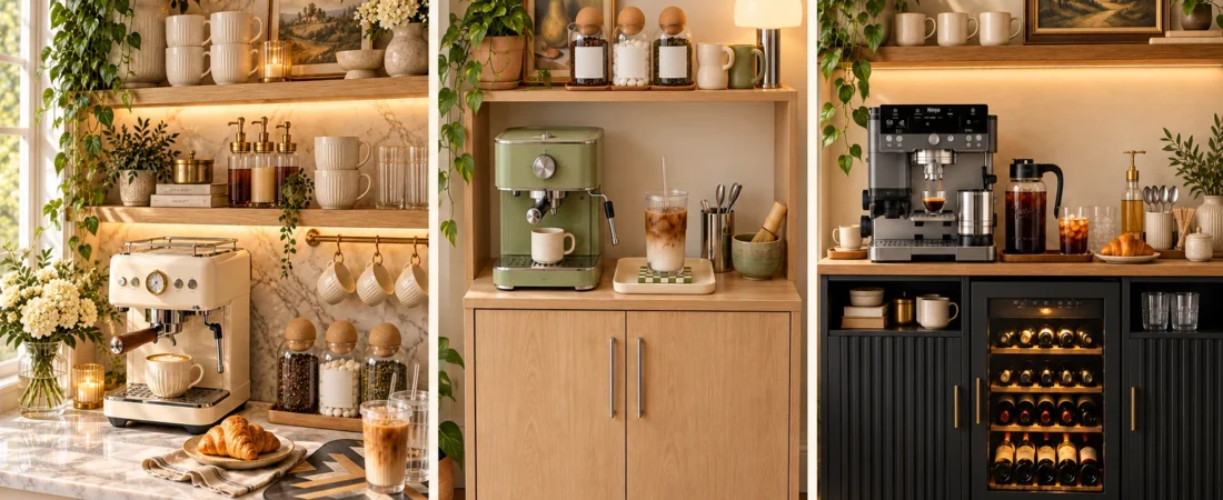 Coffee Bar Ideas for Small Spaces: 3 Easy Setups