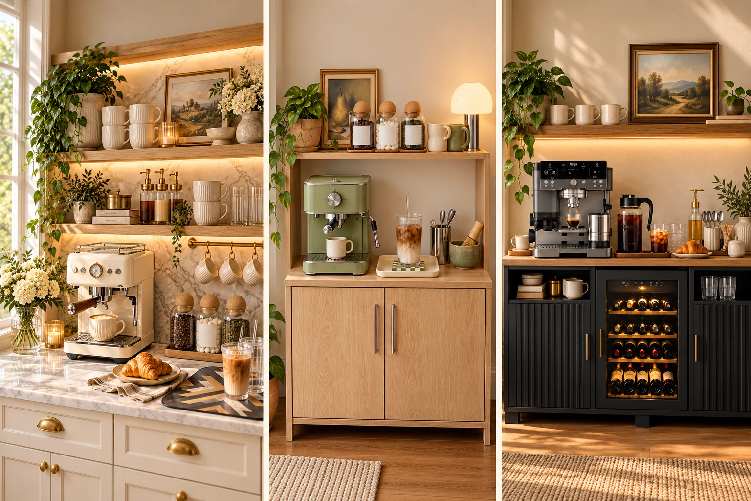 Coffee Bar Ideas for Small Spaces: 3 Easy Setups