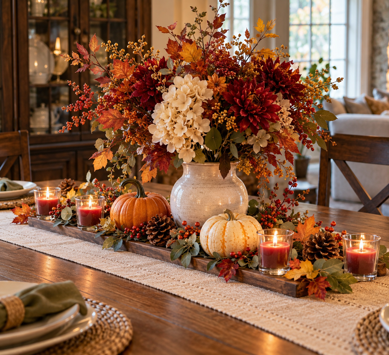 Fall Centerpiece Ideas: Easy Trays and Vases You Can Restyle for Every Holiday